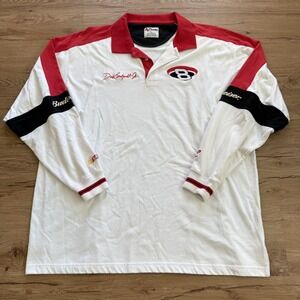 Chase Authentics 2XL Dale Earnhardt Jr. #8‎ Budweiser Long Sleeve Polo Shirt